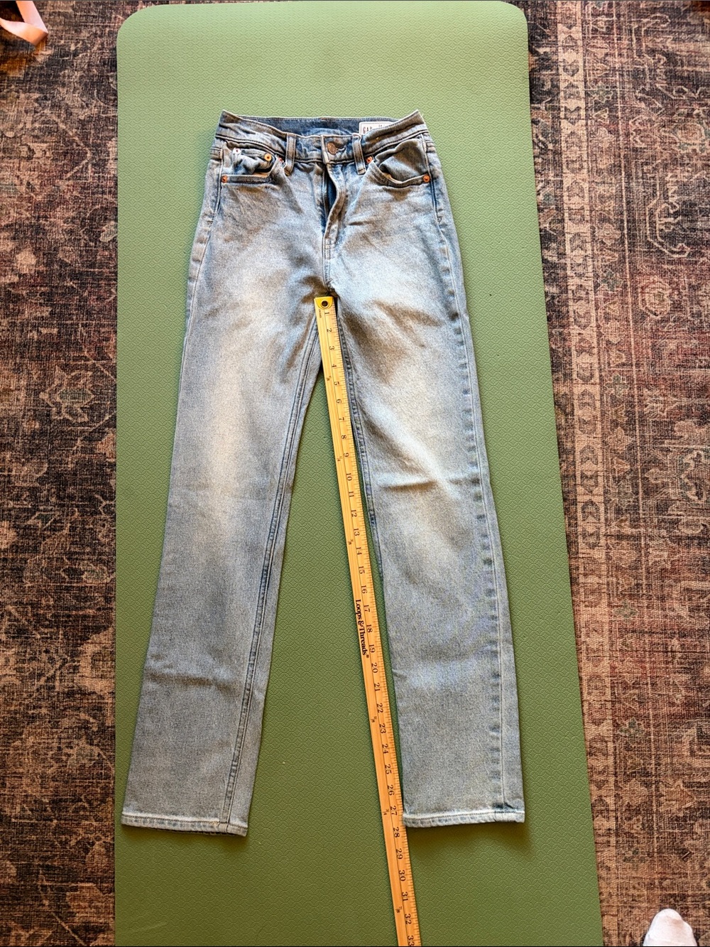 GAP Light Blue Women’s 80’s straight high rise jeans